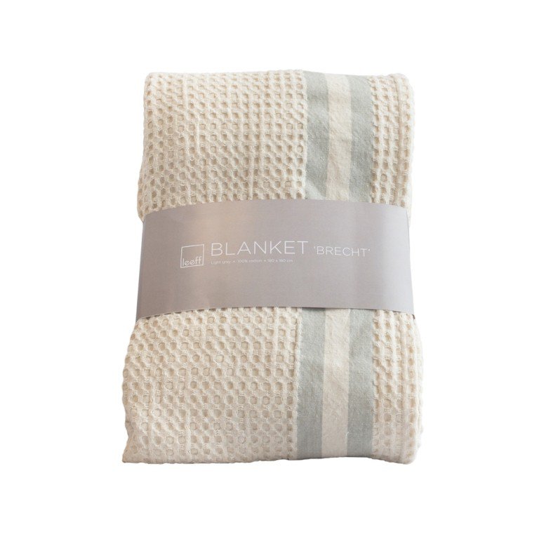 Leeff Blanket Brecht light grey