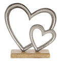Ornament Tomamae Zilver 19x7x27cm
