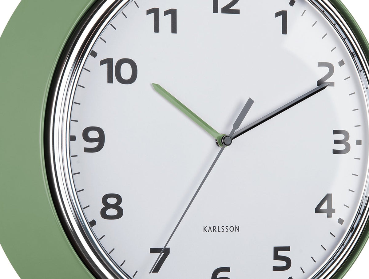Wandklok Modern Retro