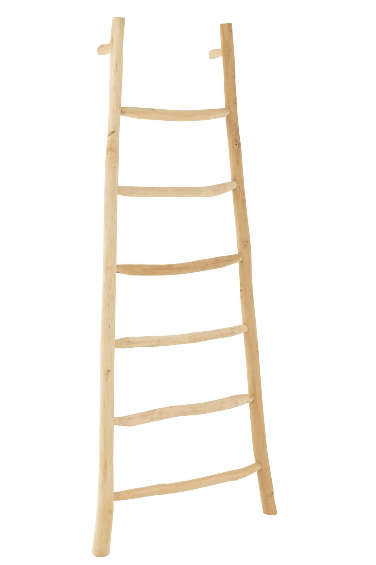 J-Line Ladder 6 Stappen Teak Hout Naturel