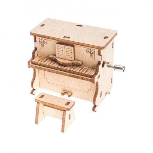 Bouwpakket Muziekdoosje Piano