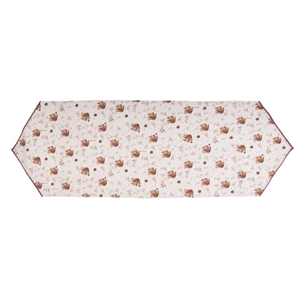 Tafelloper 50x160 cm Beige Katoen