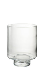 J-Line windlicht Recht - kaarshouder - glas - transparant