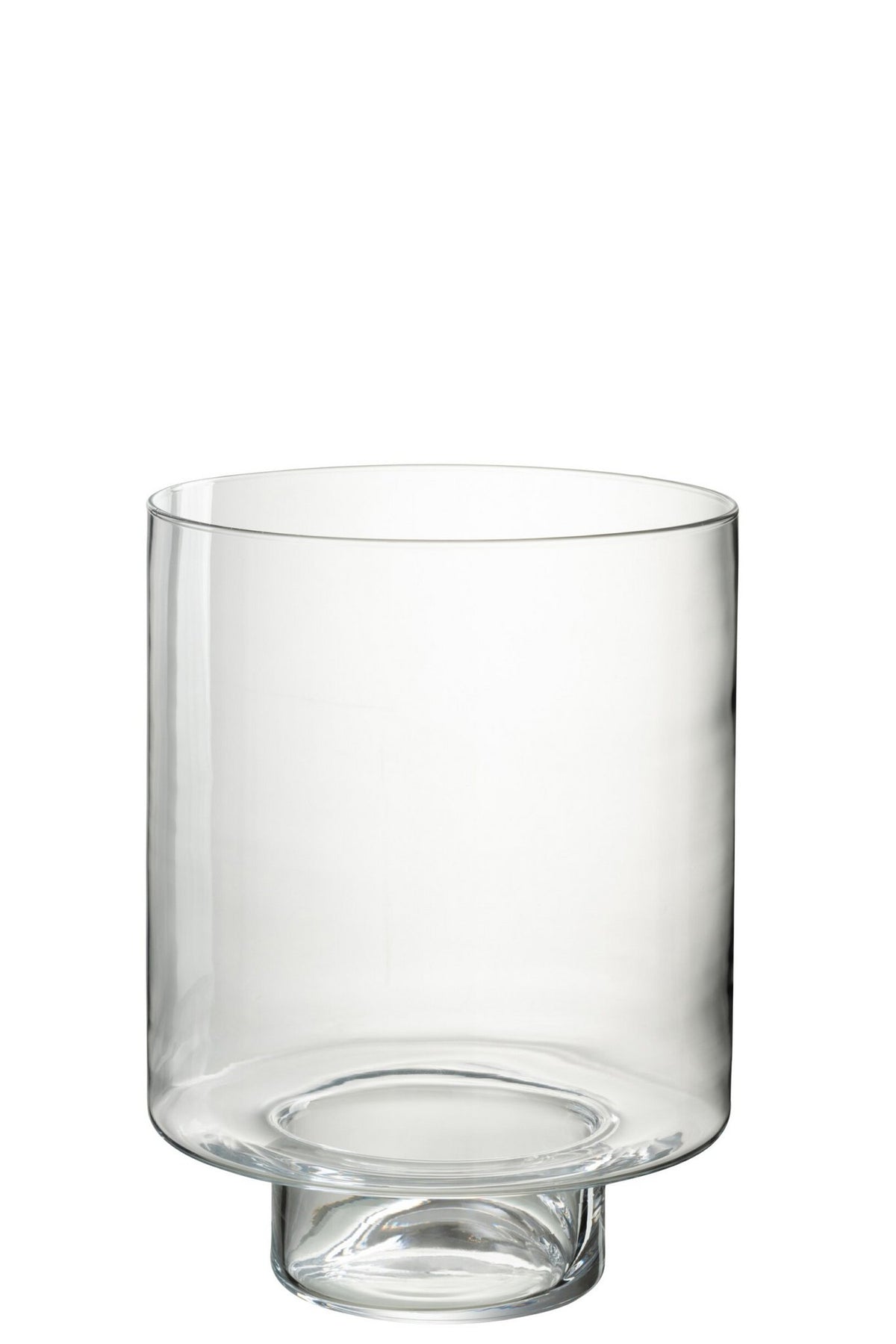 J-Line windlicht Recht - kaarshouder - glas - transparant