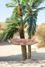 J-Line Palmboom 3Delig Real Touch In Pot Plastiek Groen