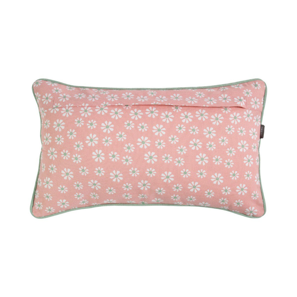 Daisy Flowers Kussen roze 30x50cm