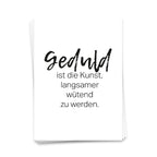 Geduld is de Art Postcard 10 Set