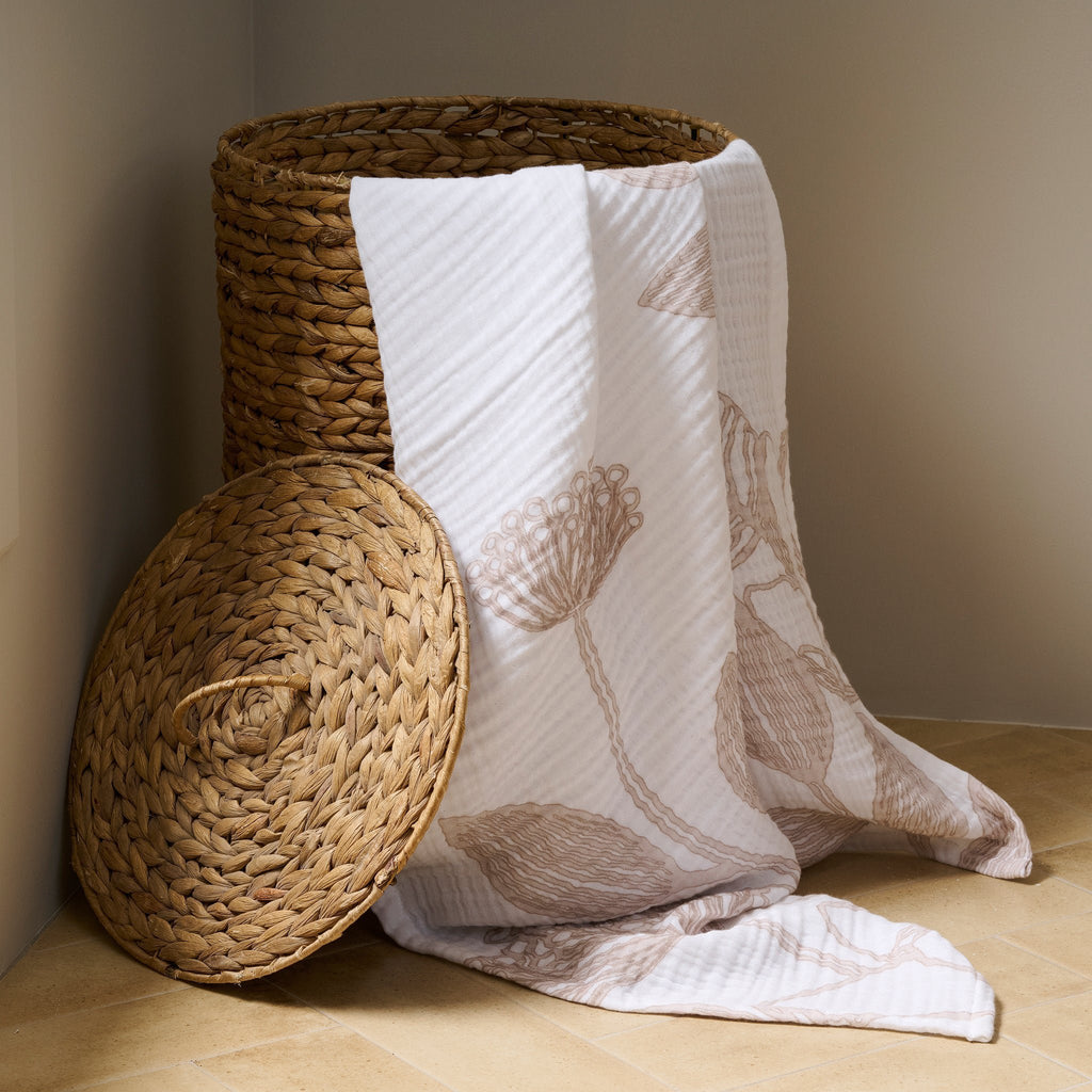 Katoenen gaasdoek - sneldrogend en absorberend