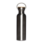 RVS drinkfles lekvrij bamboe dop Steel 750 ml