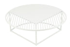J-Line bijzettafel Outdoor Rond - metaal - wit