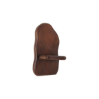 Bullnose mangohouten wandplank - 15x10x26 cm