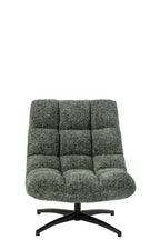 J-Line Gestoffeerde chaise longue - stof - smaragdgroen