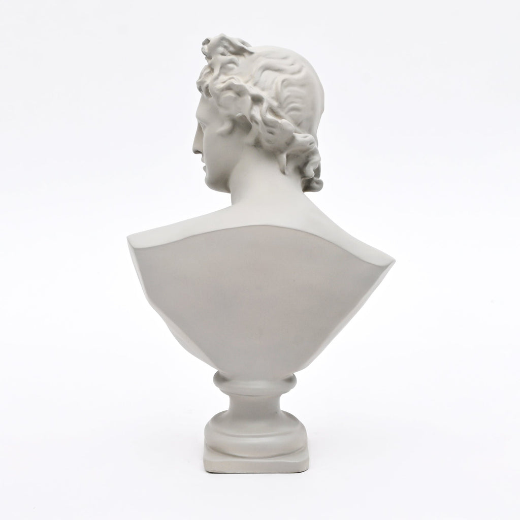 Klassieke witte Griekse godin buste sculptuur – luxe marmeren look standbeeld voor huisdecoratie, tafeldecoratie en kantoorstyling