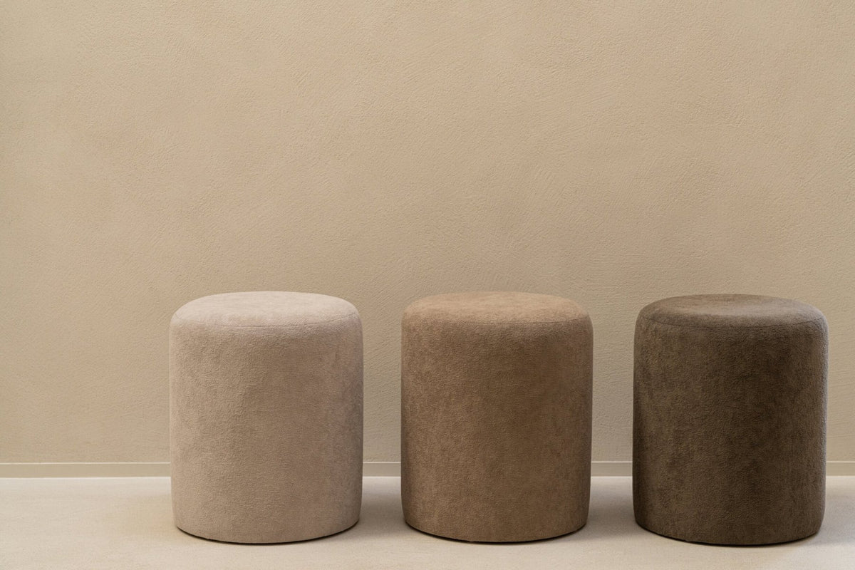 J-Line Poef - MDF - greige
