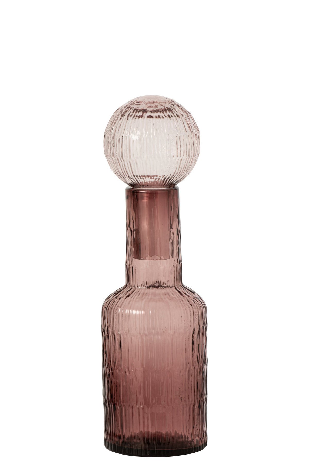 J-Line Fles - glas - bordeaux - small