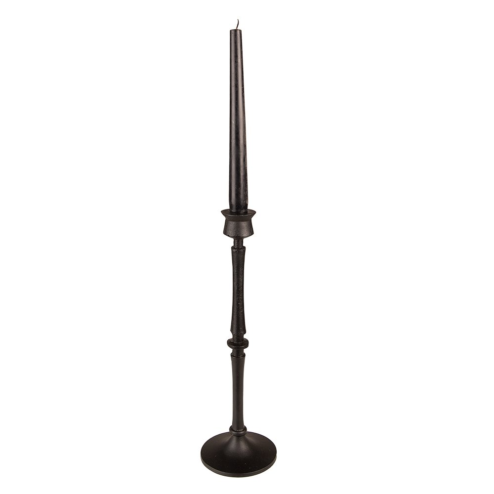 Kandelaar 33 cm Zwart aluminium Kaarsenstandaard