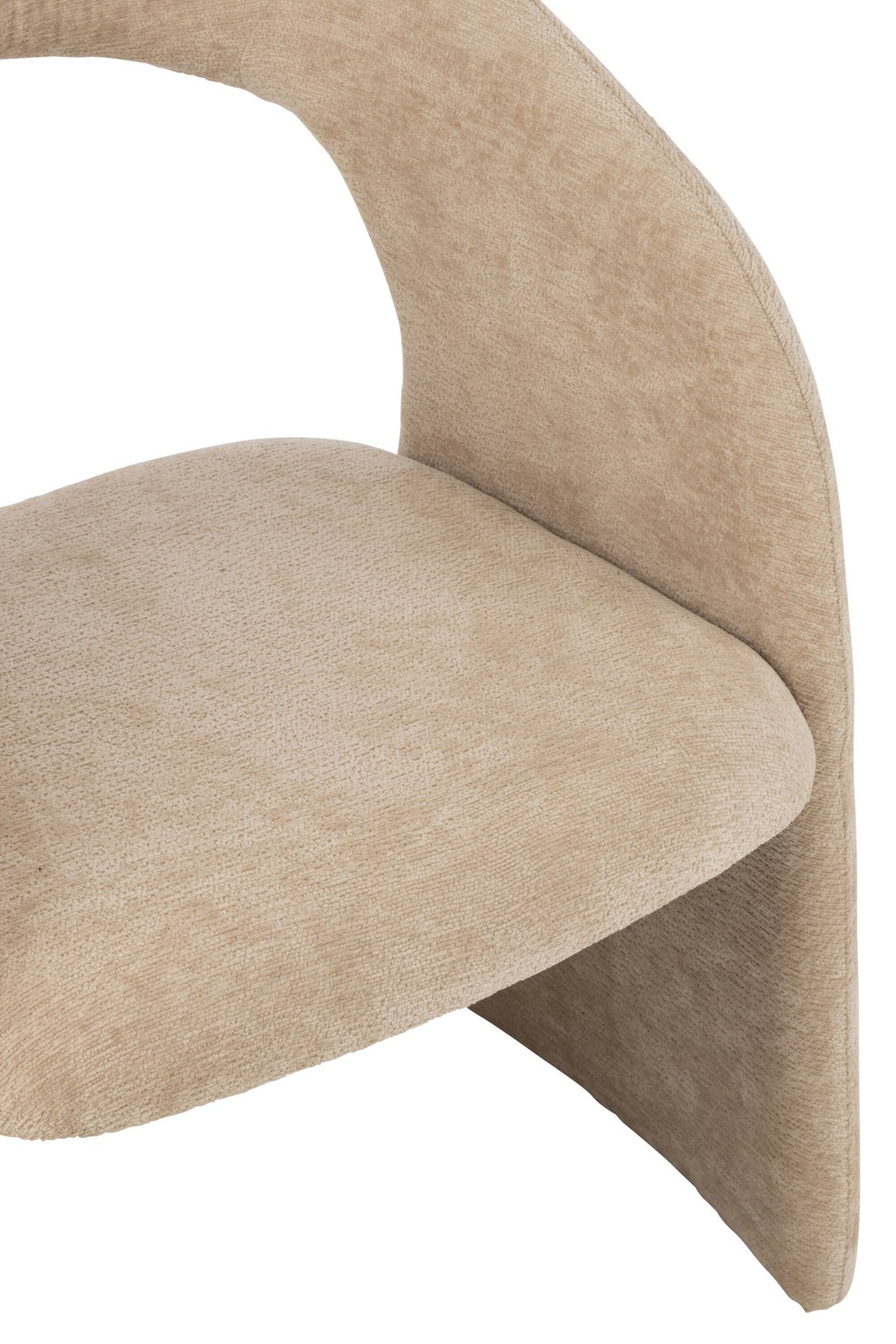 J-Line Anise Stoel Textiel Beige