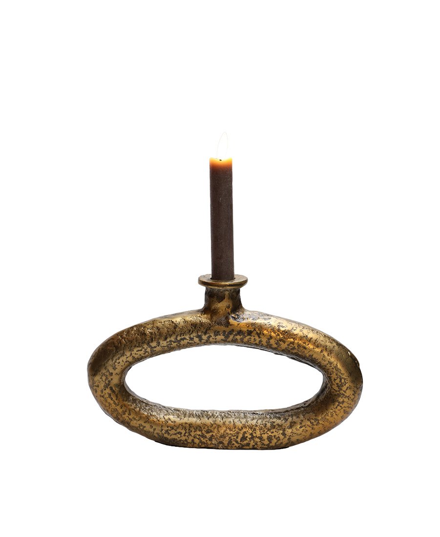 Kaarshouder - Rocha aged brass