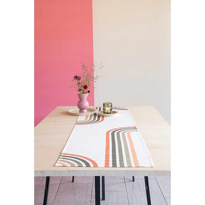 Cotton uitlopers "bogen" 40x150cm