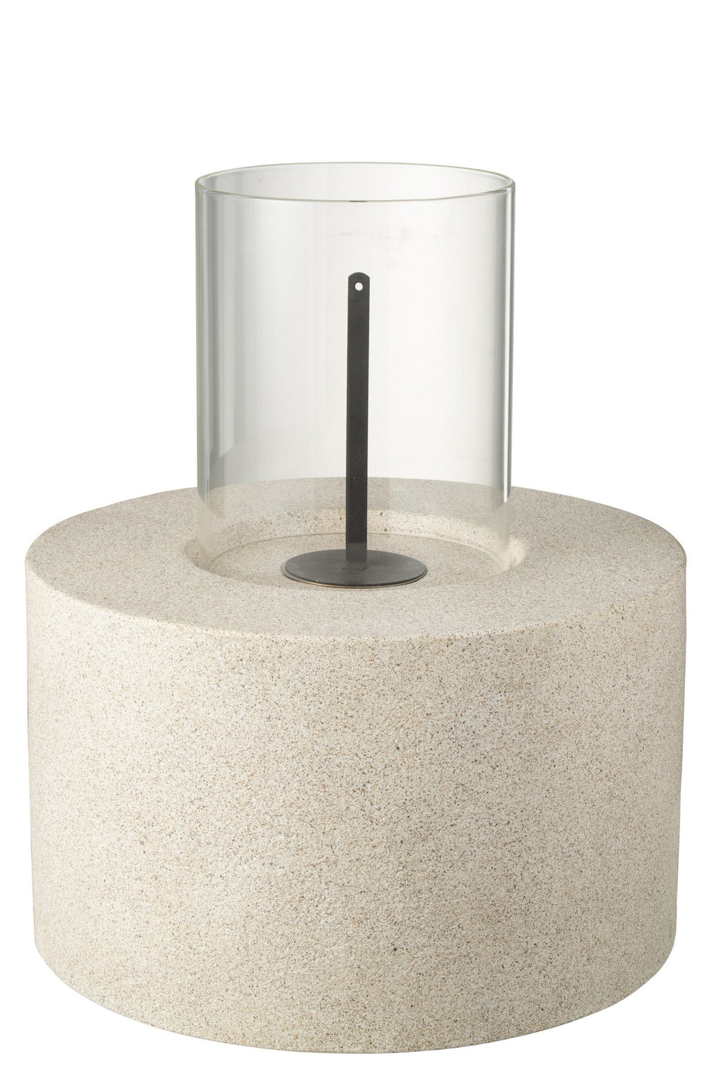 J-Line Tafelhaard Bio-Ethanol Rond Mgo Grijs