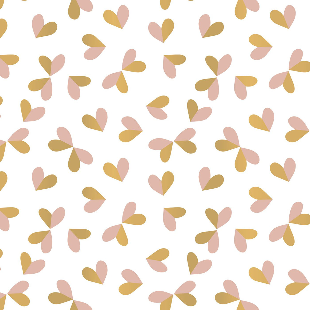 Butterfly Kisses - Zijdepapier vellen 50x70cm - roze/goud