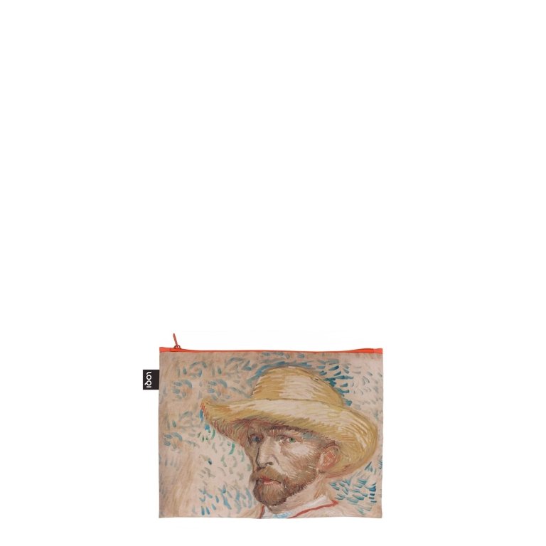 Loqi Zip Pockets - Sunflowers, Self-Portrait with Straw Hat, Almond Blossom gerecycled