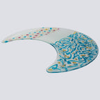Gouden helal schotel grote 50 multicolor
