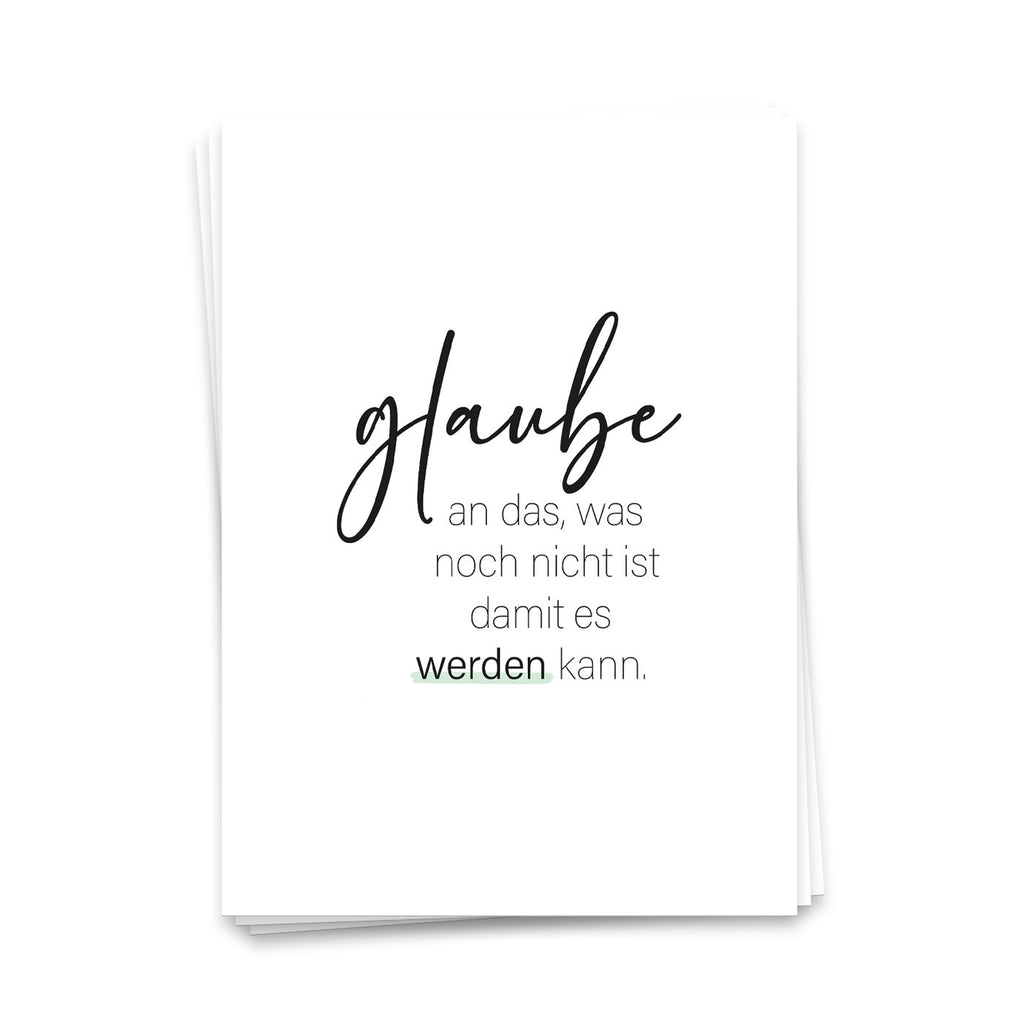 Geloof in wat nog niet is, zodat het kan zijn - ansichtkaart 10 set