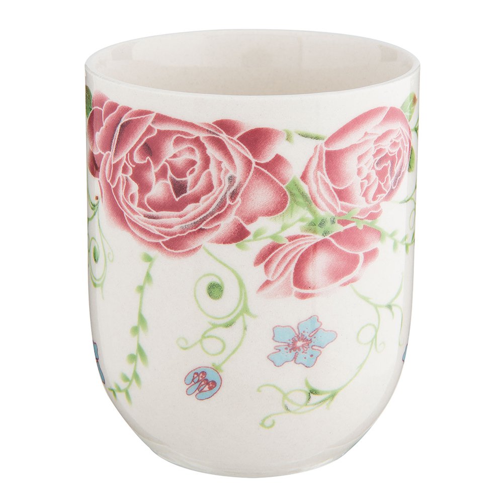 Mok 100 ml Roze Porselein Bloemen Theemok