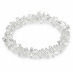 Dames split armband (M), Bergkristal