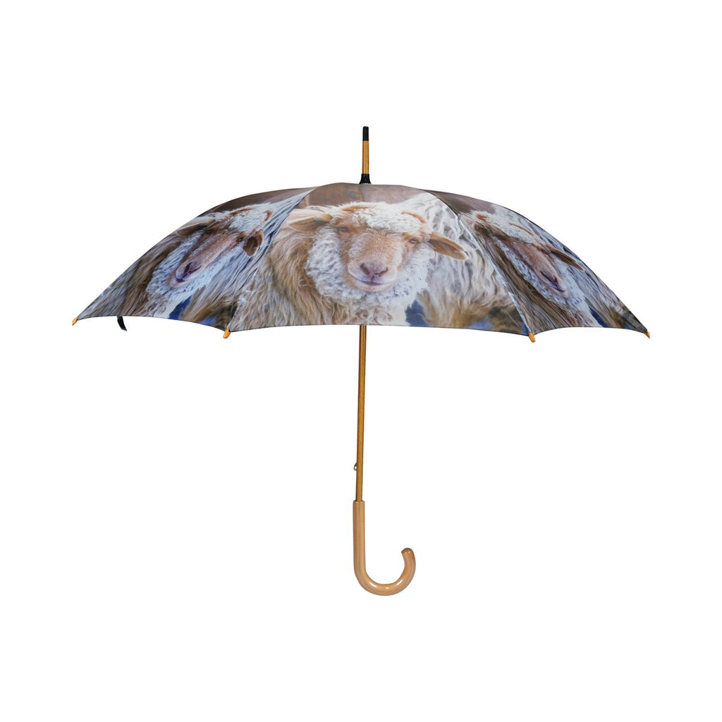 Paraplu schaapjes beige 105cm