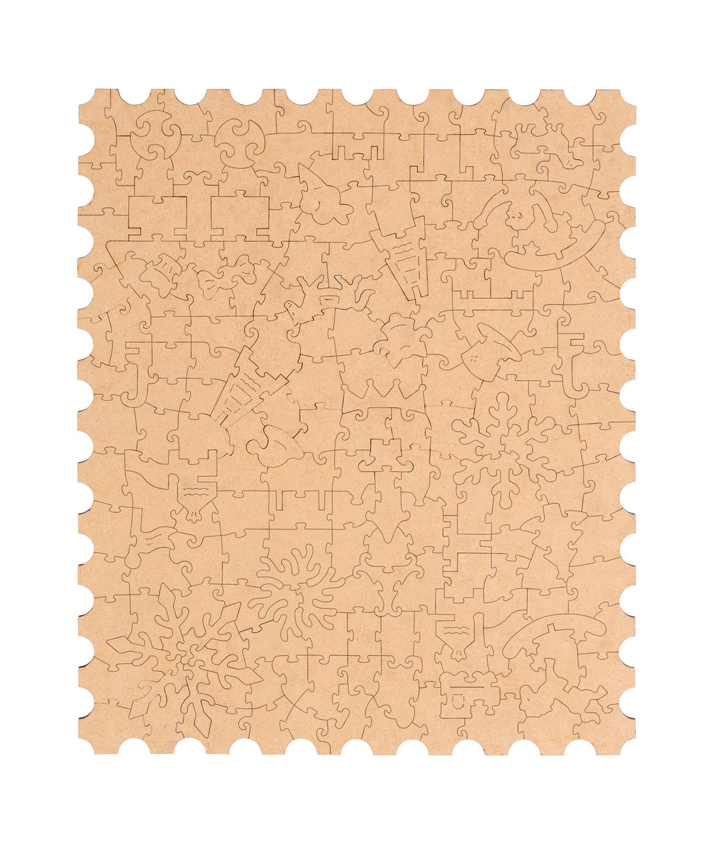 Houten Legpuzzel, Rowood/Robotime, Golden Autumn Carousel, TA008, 23x27,4 cm