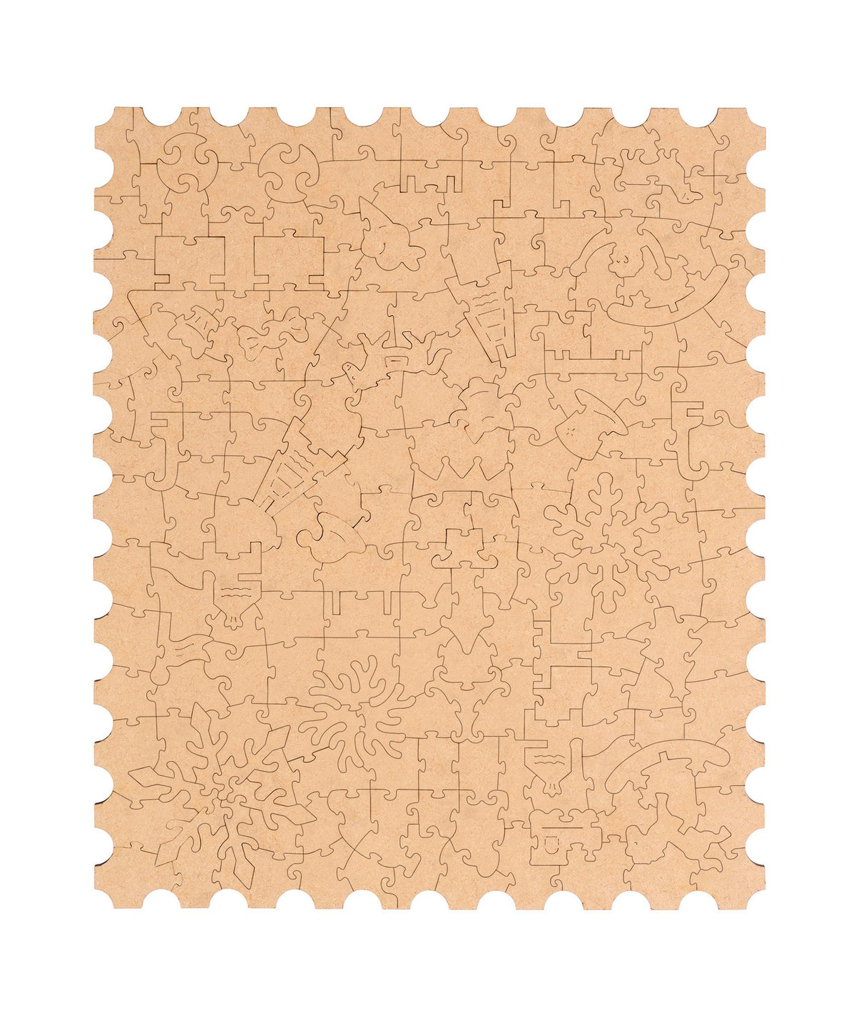 Houten Legpuzzel, Rowood/Robotime, Golden Autumn Carousel, TA008, 23x27,4 cm
