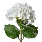 Kunstbloem Hortensia 68 cm Wit Kunststof