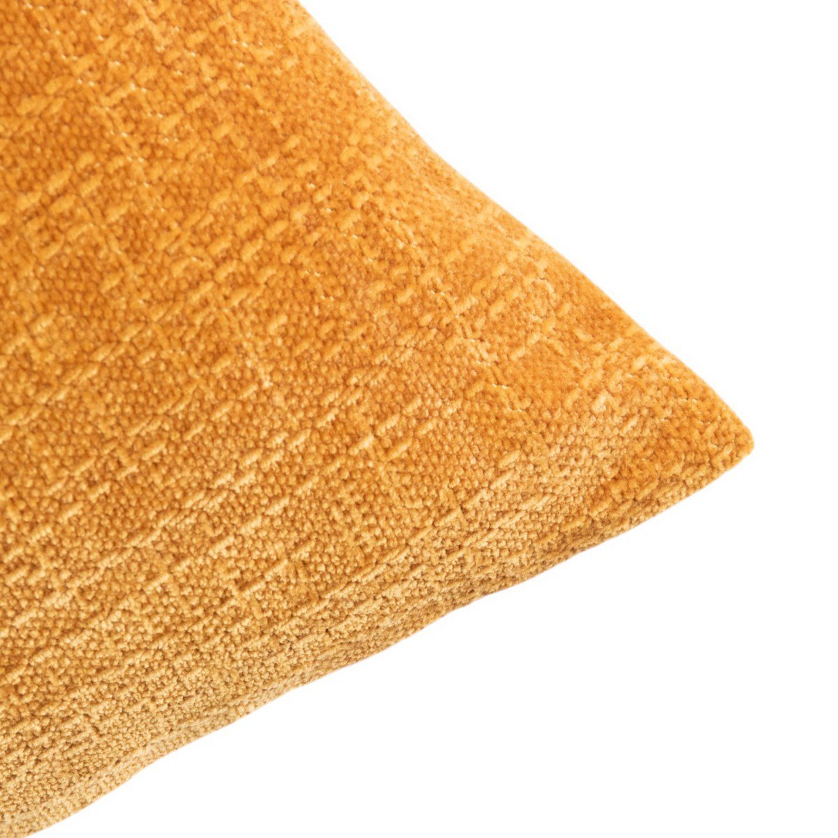 Kussen Empress velvet slub oker 45x45cm