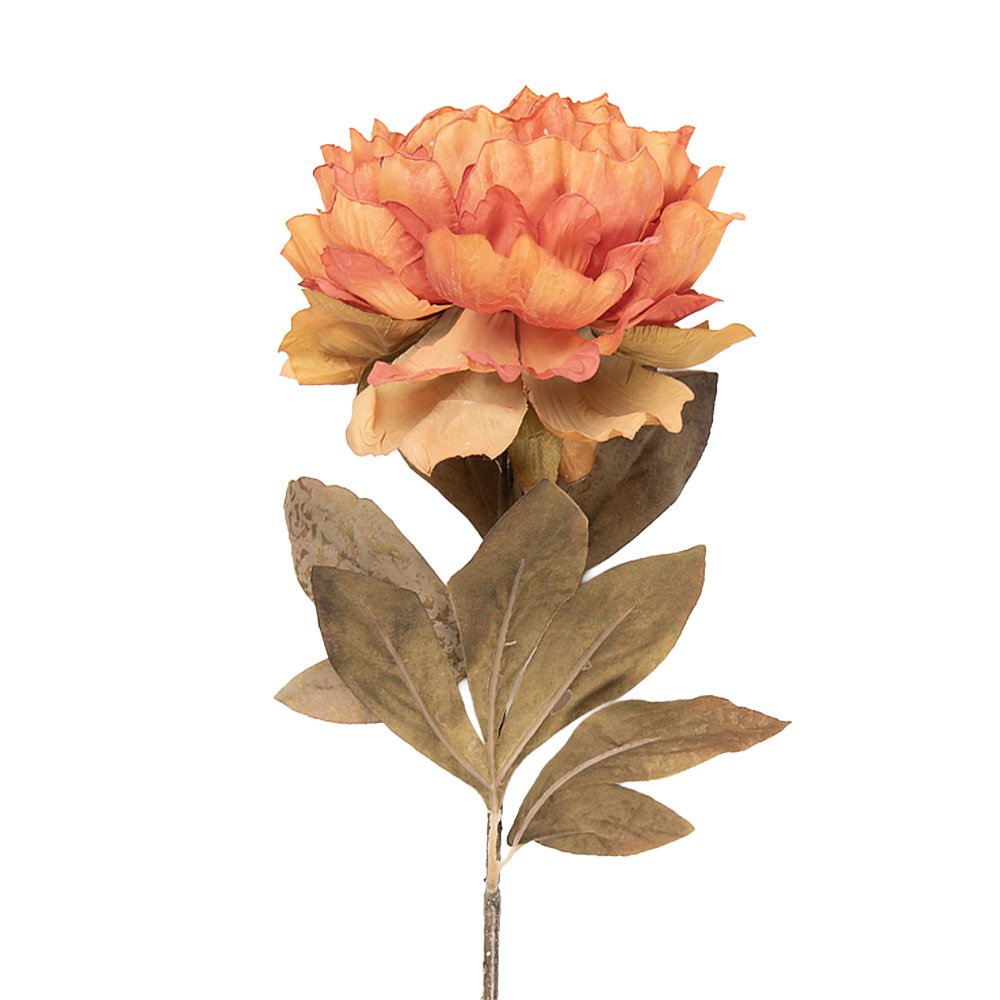 Kunstbloem 70 cm Oranje Kunststof
