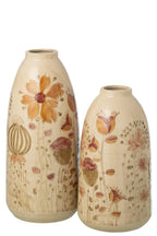 J-Line vaas Vintage - steengoed - mix - L