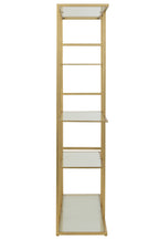 J-Line rek - ijzer/glas - goud