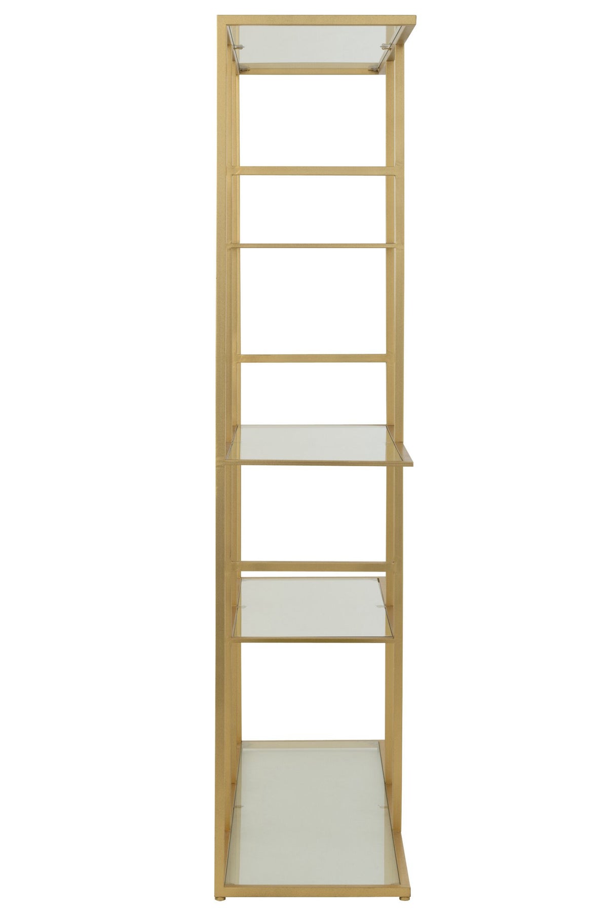 J-Line rek - ijzer/glas - goud