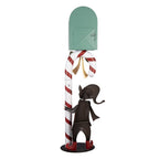 Kerstdecoratie Beeld Brievenbus 31x16x96 cm Groen Metaal