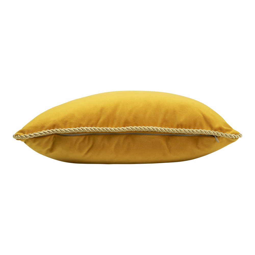 Half kussen fluweel goud honing 35x45cm