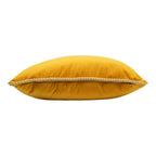 Half kussen fluweel goud honing 35x45cm