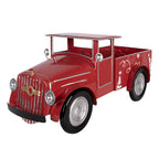 Kerstdecoratie Beeld Auto 42x18x19 cm Rood Metaal