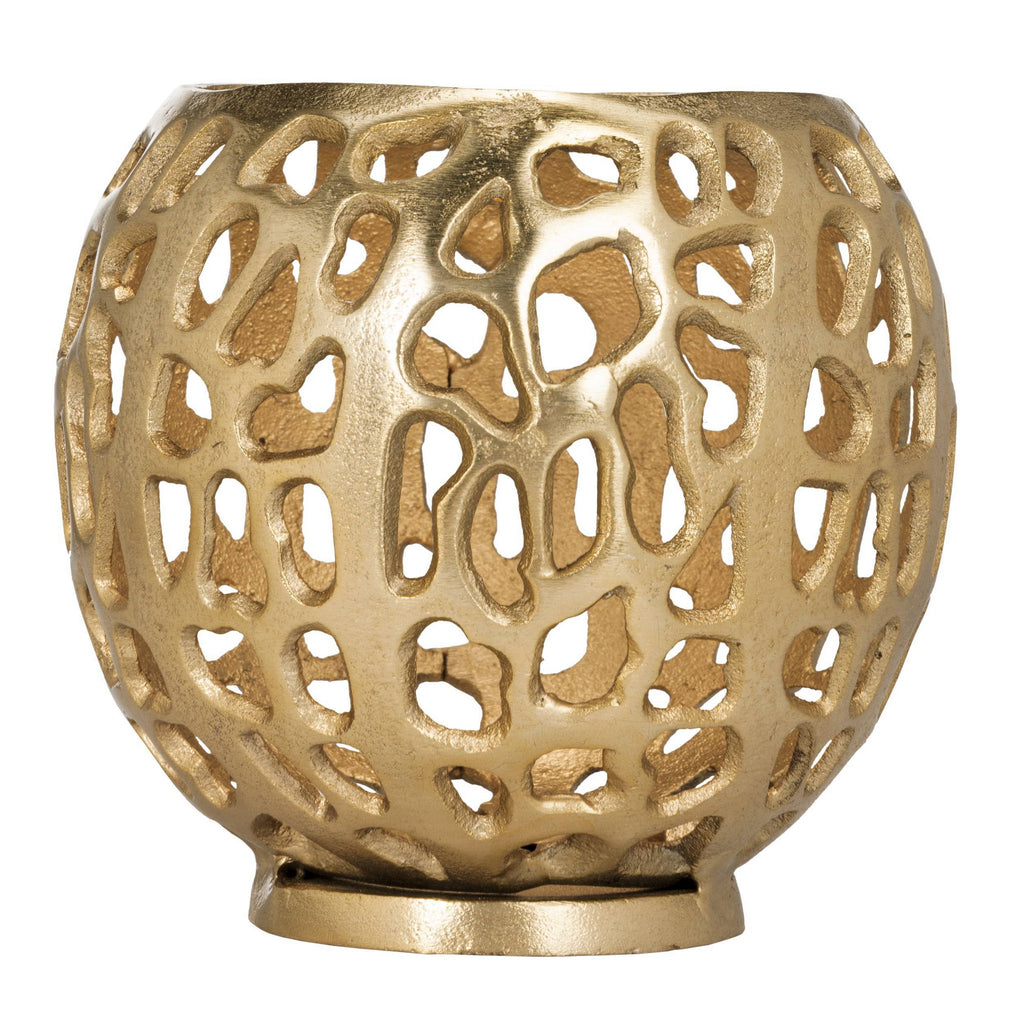 Windlicht Kimitsu Goud 14x14x14cm