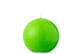 J-Line Kaars Bol Wax Fluo Groen - 30 Uur
