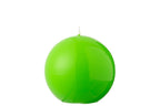 J-Line Kaars Bol Wax Fluo Groen - 30 Uur