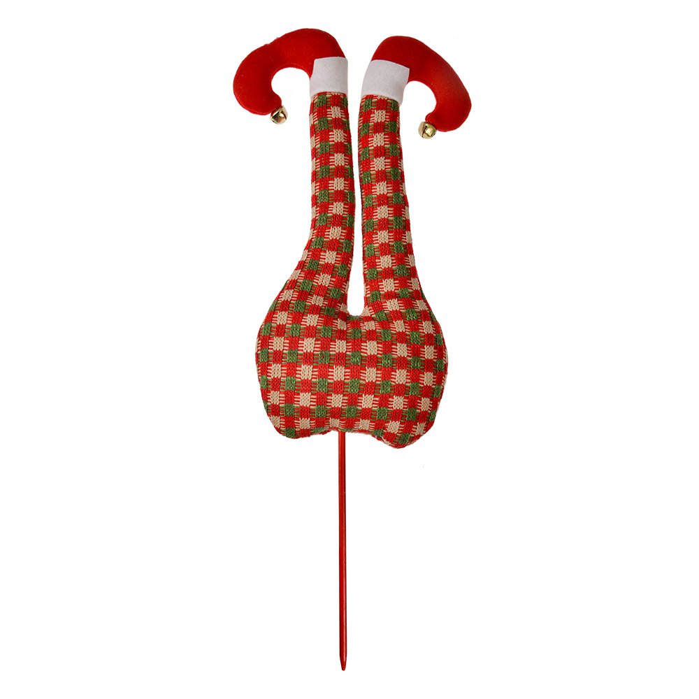 Kerstdecoratie Elf 67 cm Rood Textiel
