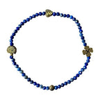 Dames armband Lapis Lazuli 3 mm