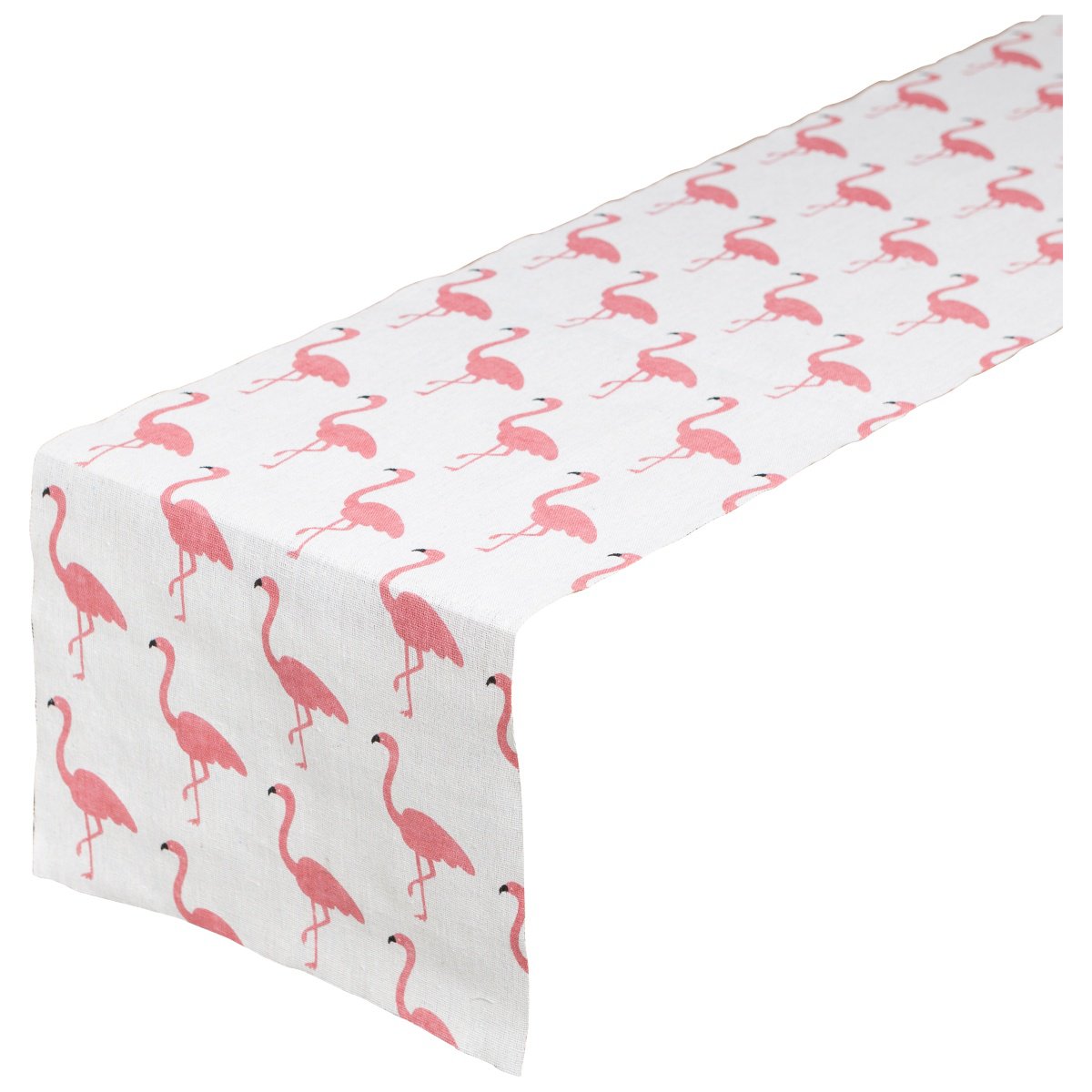 Flamingo Tafelband roze 30cmx3mtr (opgerold) (20 in doos)