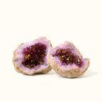 Geode Kwartskristal Roze